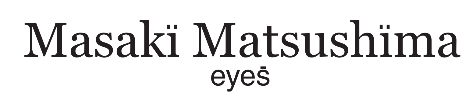 Masaki Matsushima eyewear stocked at AZ Optics Centre